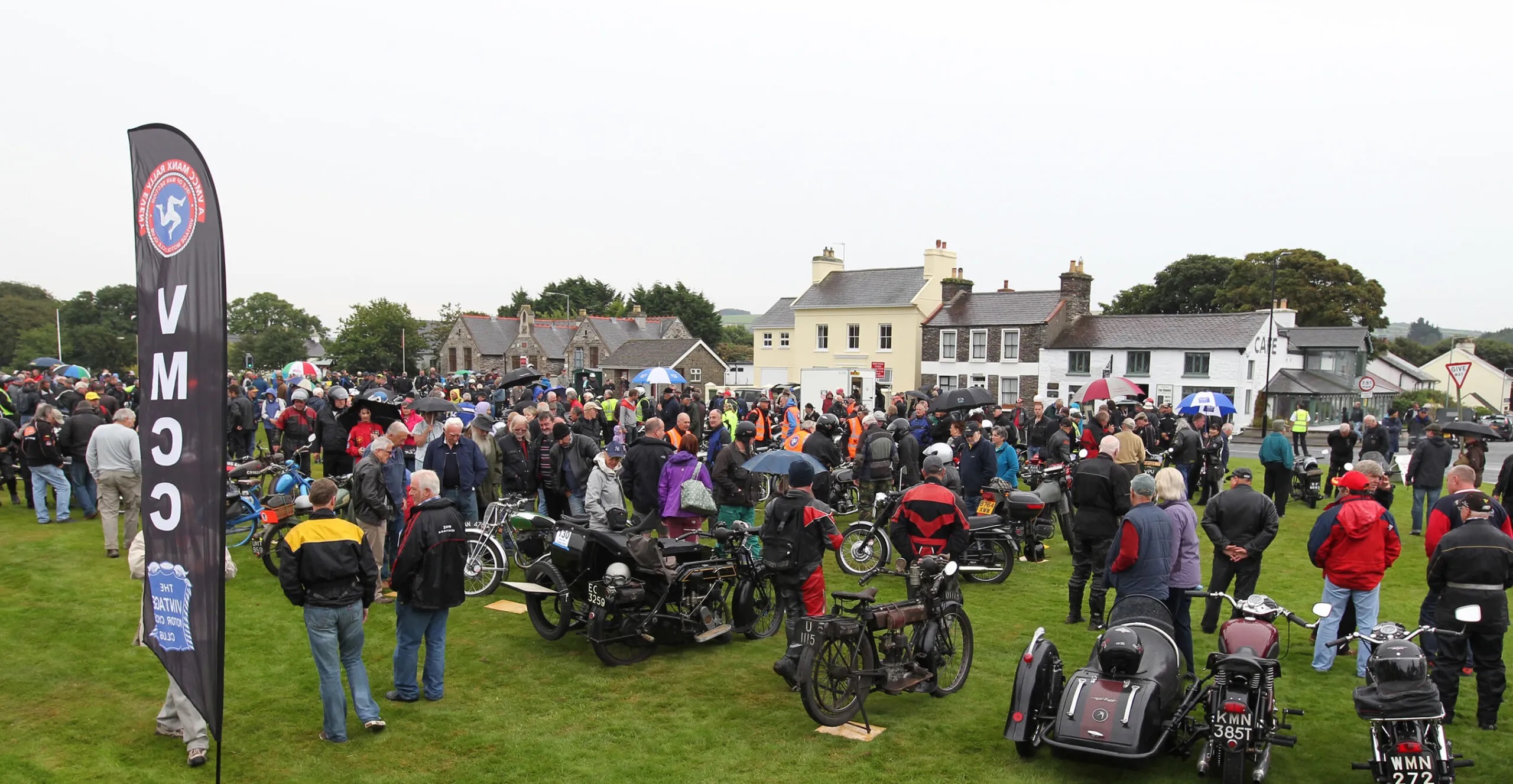 Vintage Motorcycle Club of the Isle of Man concours show in 2021