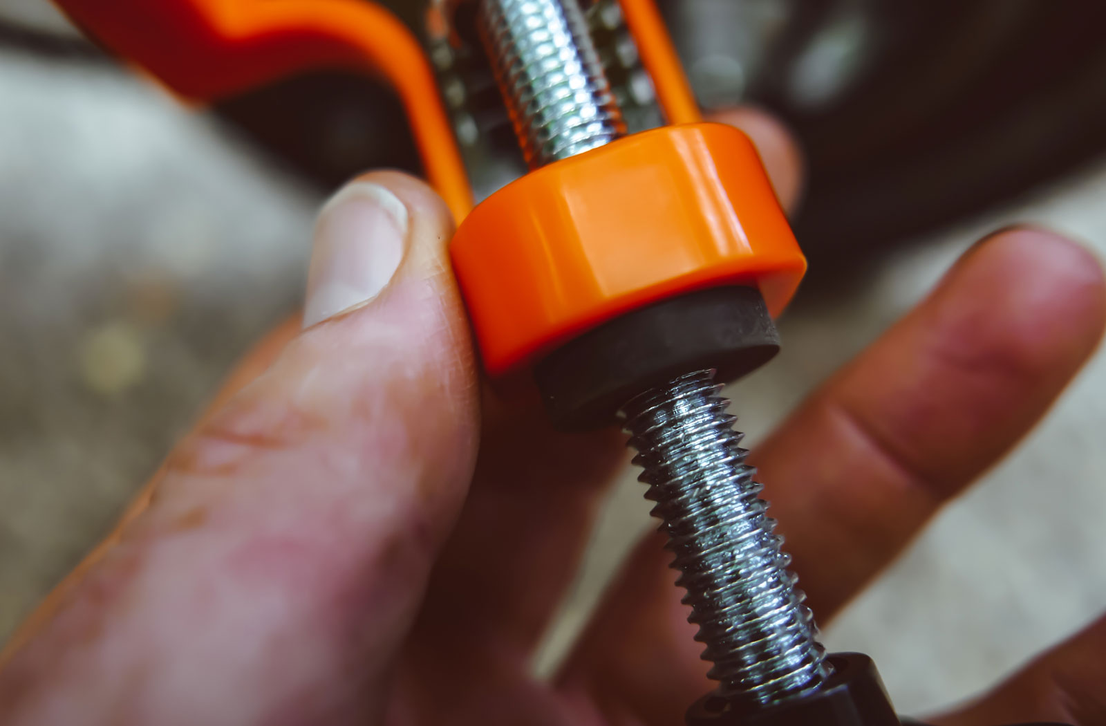 DIY motorcycle chain tension adjustment tool