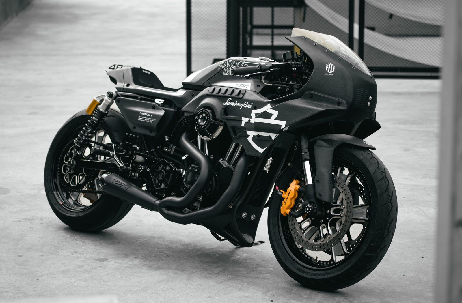 FatBoy Design Harley 48 Sportster Lamborghini