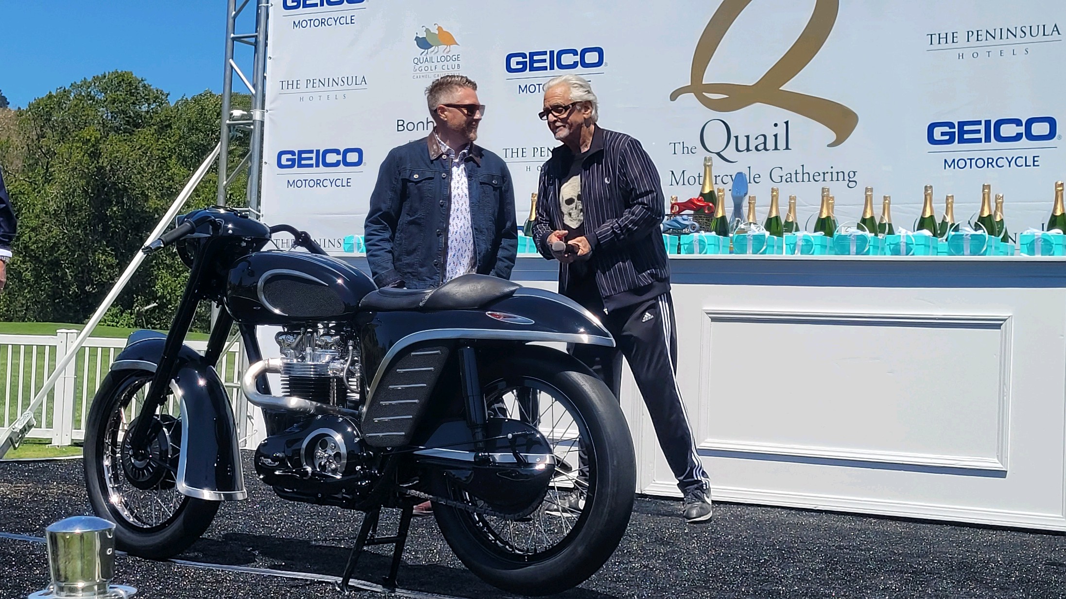 Barry Weiss with his Thunderbird at The Quail. Media courtesy of Gavin Brennan.