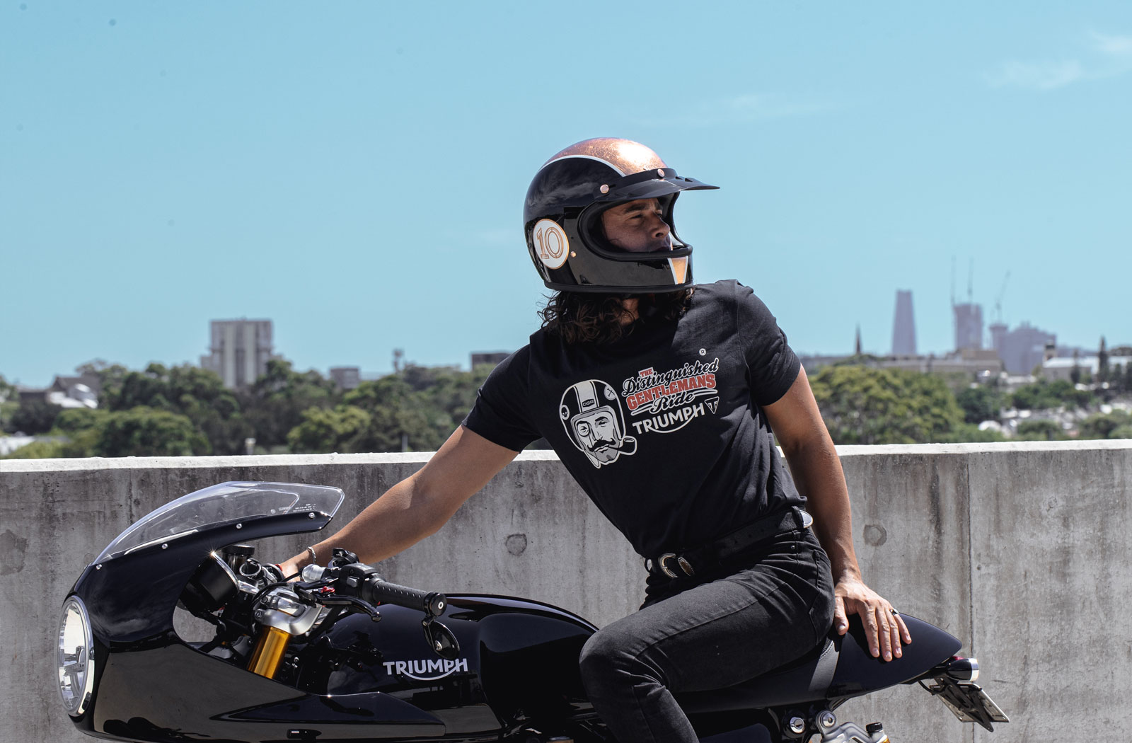 DGR x Triumph motorcycles apparel
