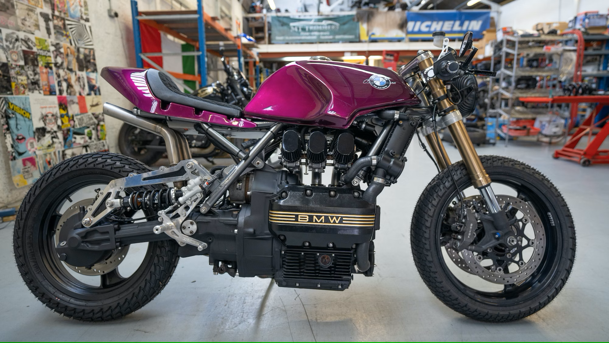 Bike Of The Day: 1991 BMW K75 - Custom Cafe Racer - Return of the
