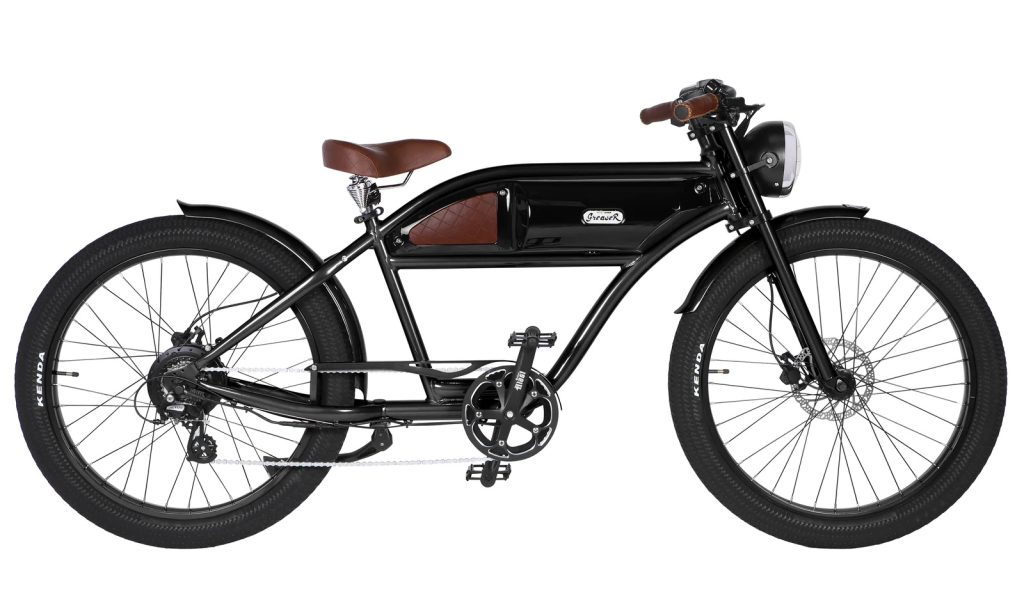 Electric bike that looks like vintage motorcycle cheap