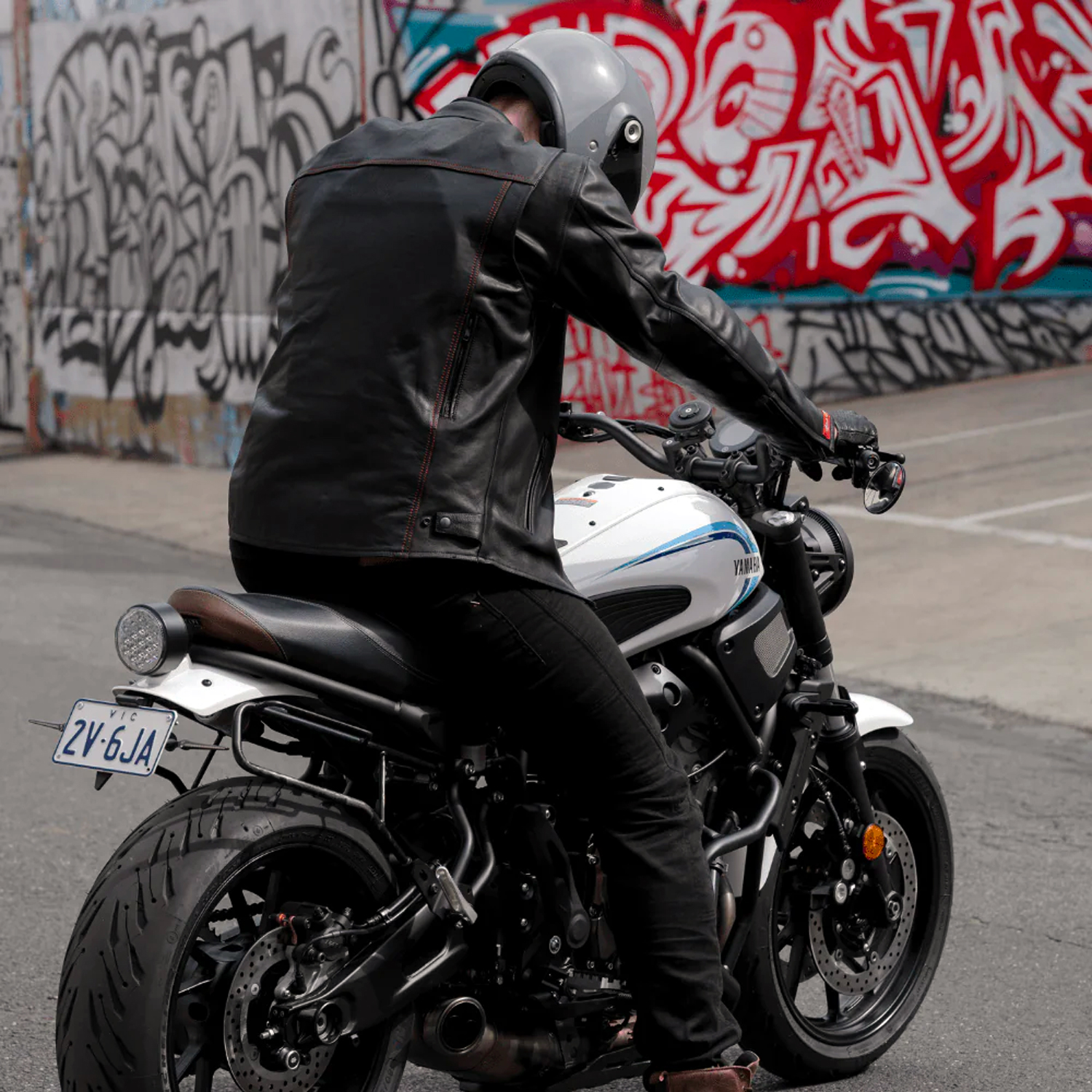 Black Pup Moto 'Rumbler' Leather Jacket