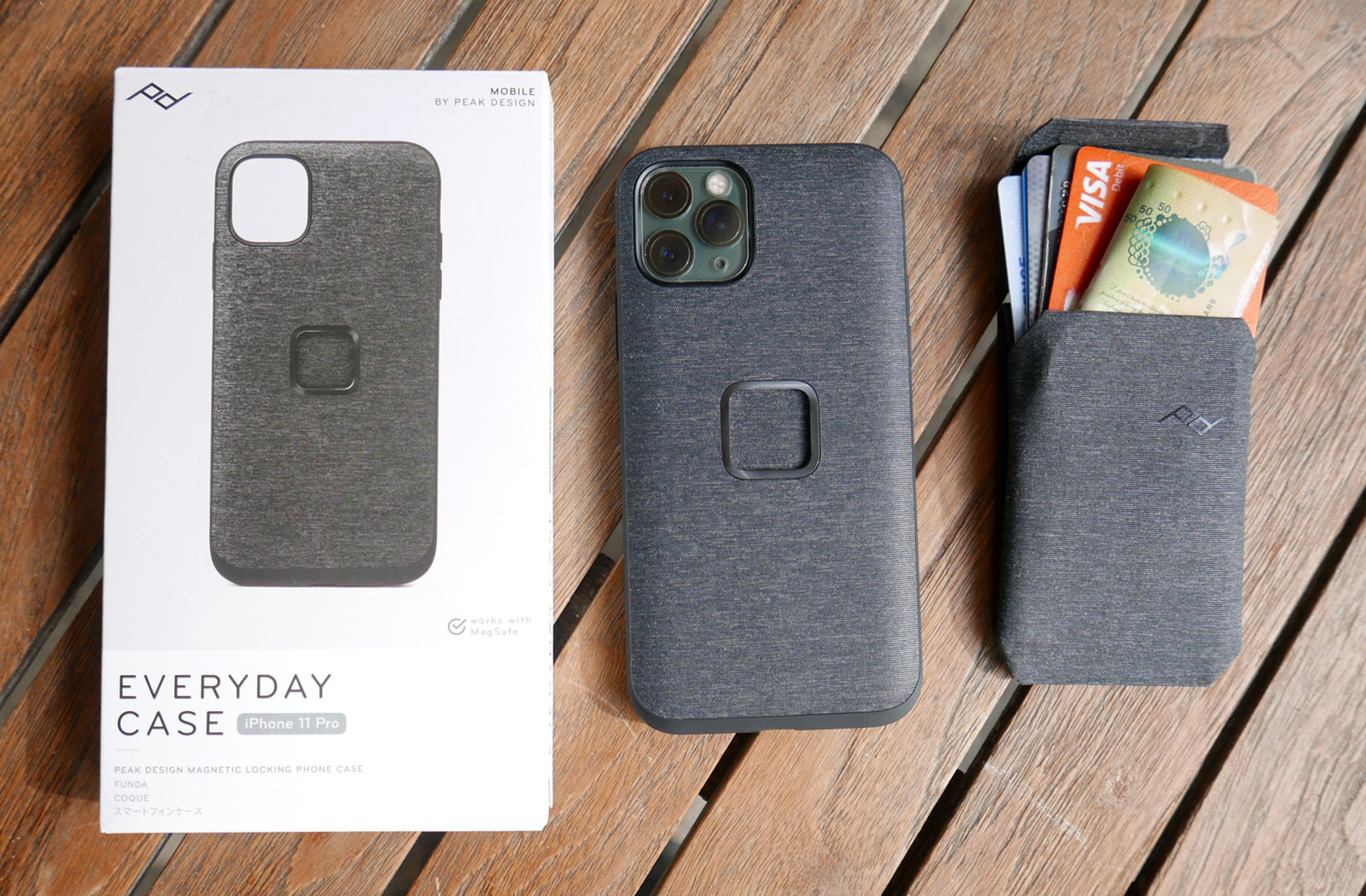 Peak Design Everyday phone case and magnetic wallet