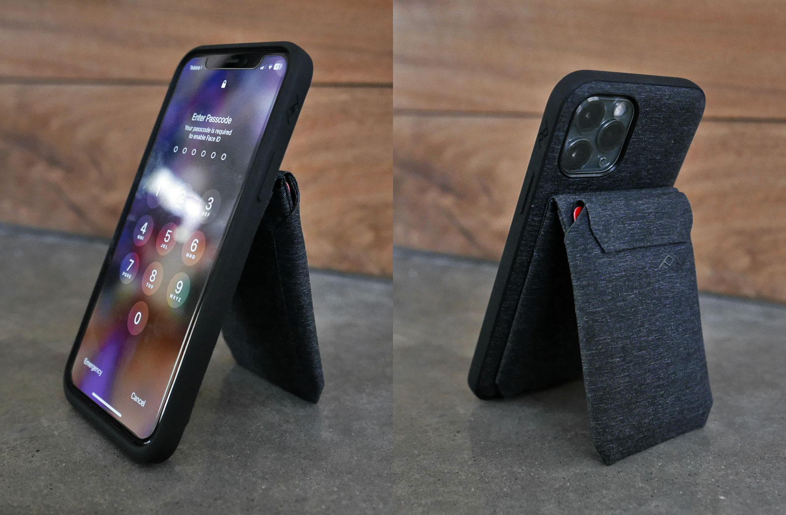 Peak Design everyday phone case and magnetic wallet stand
