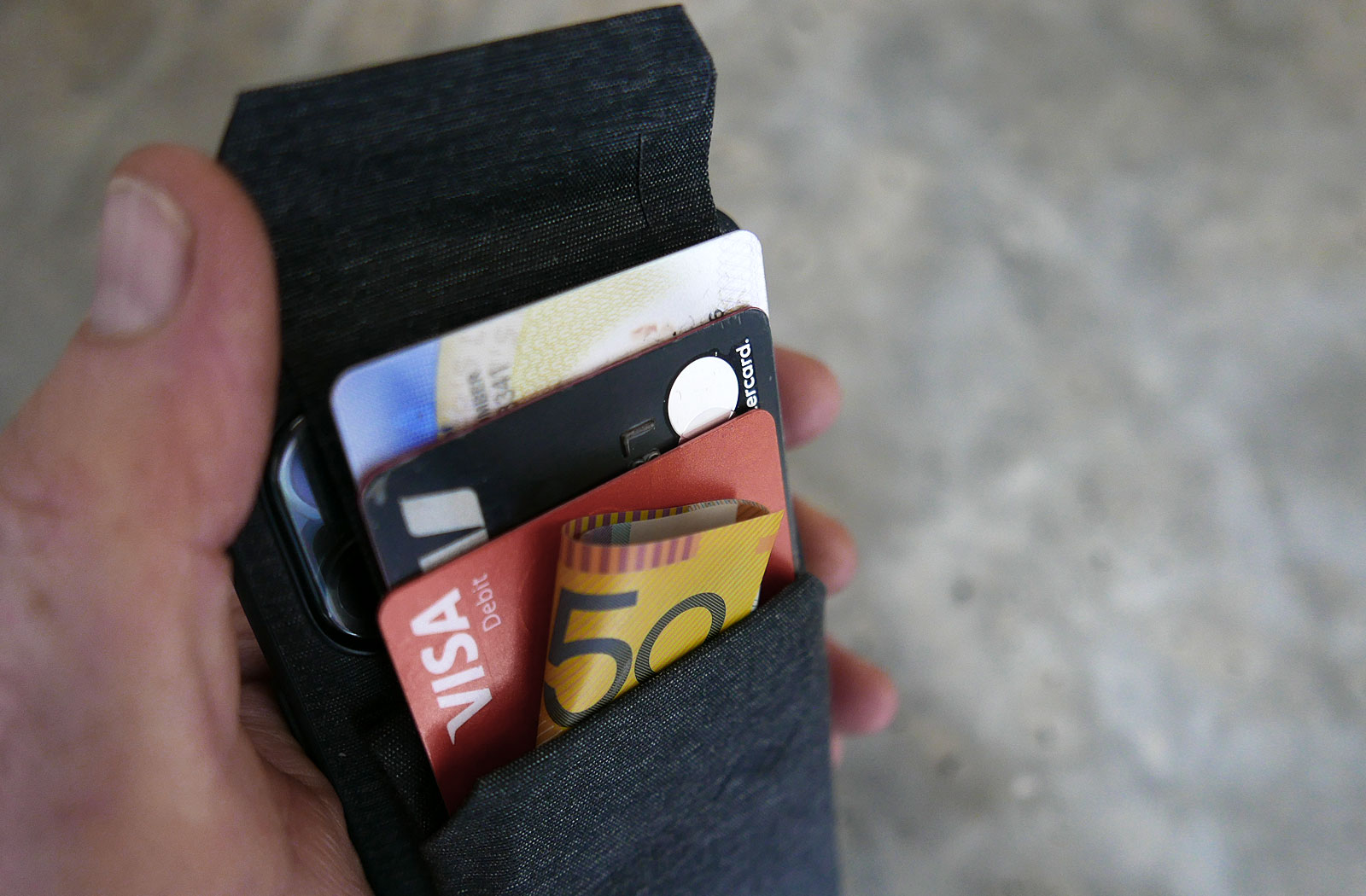 Peak Design phone case and magnetic wallet