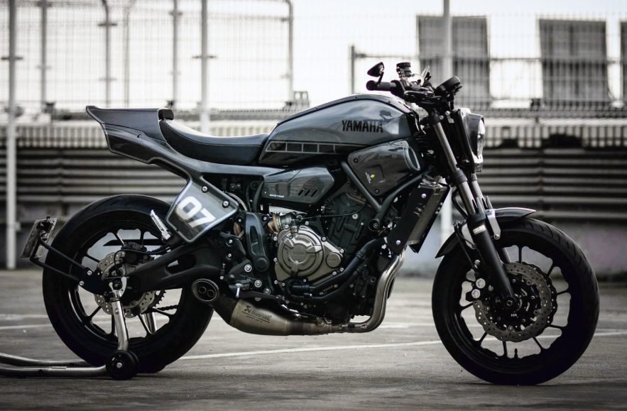 Carbon Copy: HooBue Yamaha XSR700 Tyrant - Return of the Cafe Racers