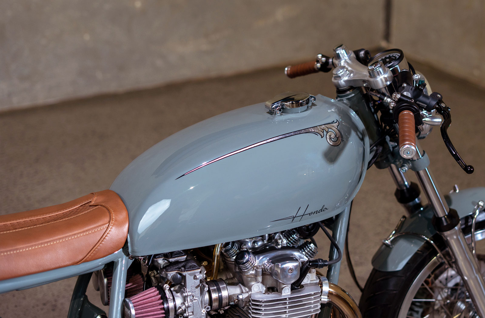 Purpose Built Honda CB550 Cafe Racer