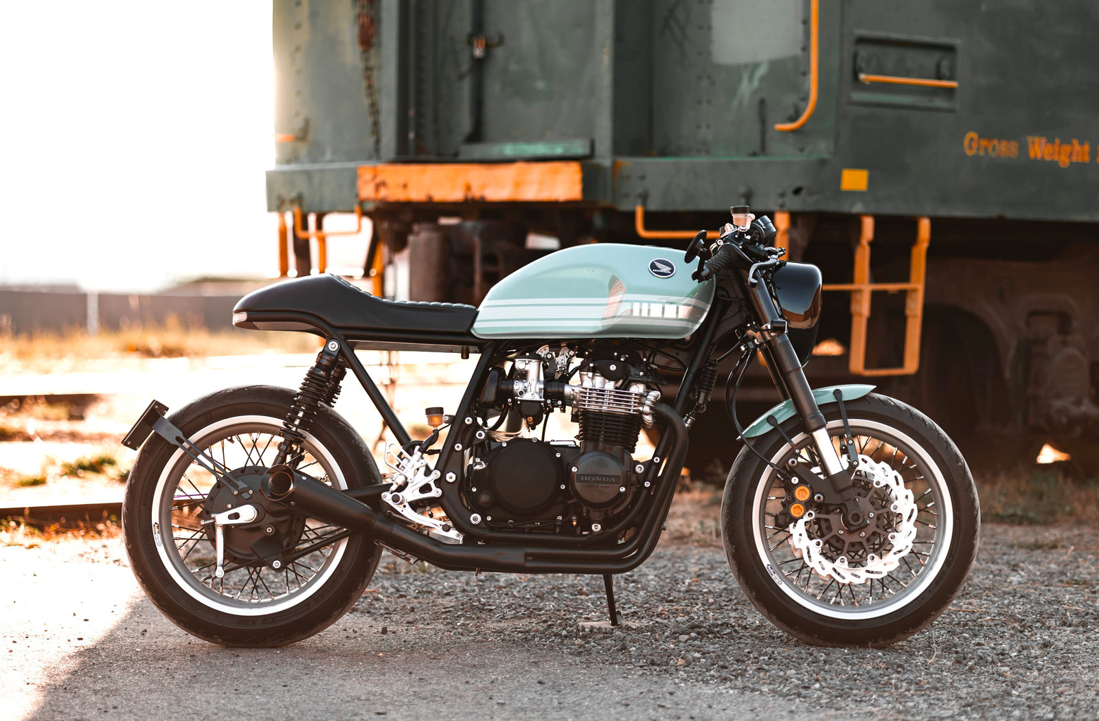 Steven Wilson Honda CB500 cafe racer