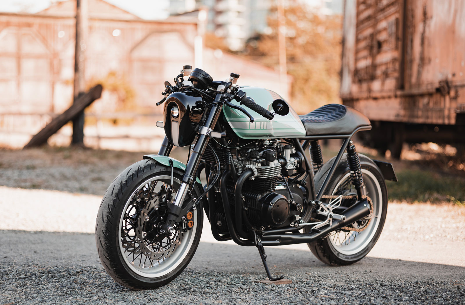 Steven Wilson Honda CB500 cafe racer