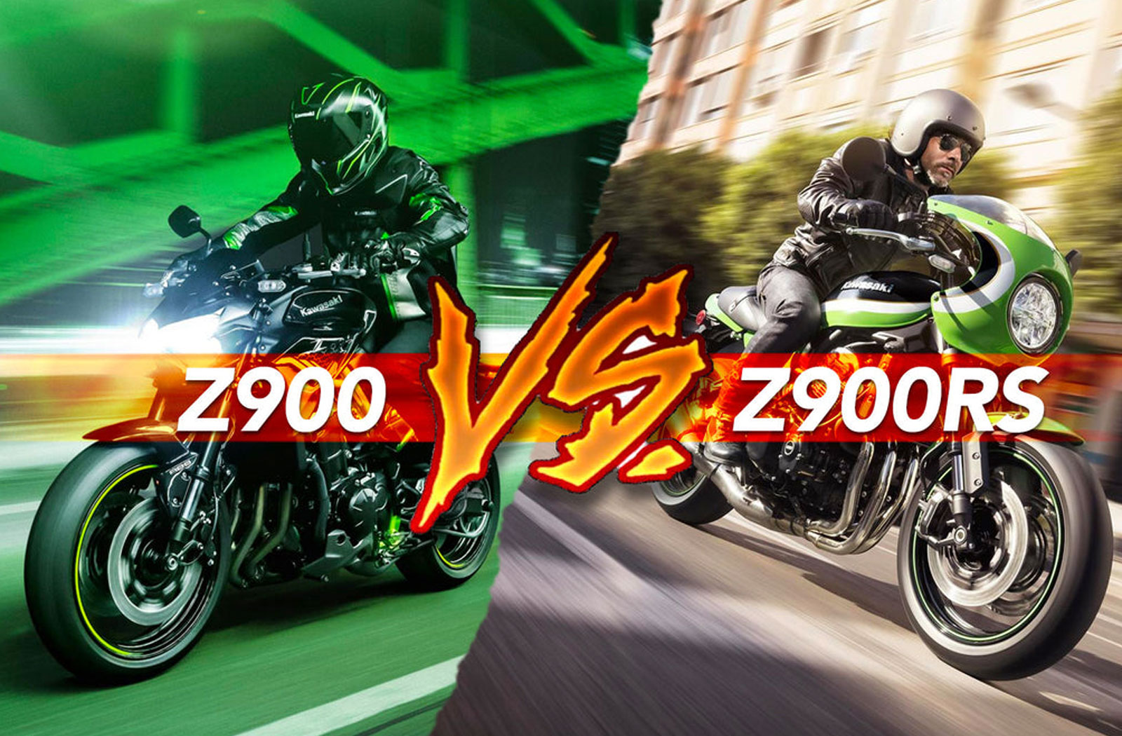 Evolution of Devolution?: Kawasaki Z900RS VS Kawasaki Z900 - Return of the Cafe Racers