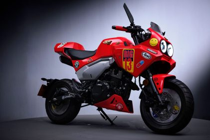 Custom CF Moto Papio by 13 Lucky Monkey