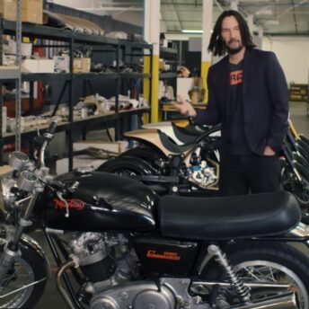Keanu Reeves Shows Off His Most Prized Motorcycles