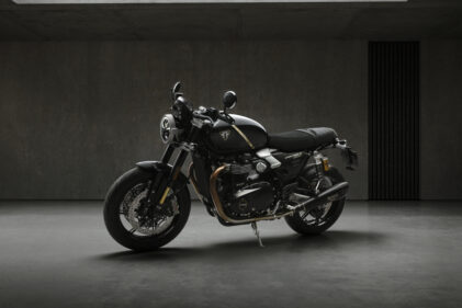 TRIUMPH motor cyclesレザー　革ツナギ ブラック Triumph Unveils Exclusive 2027 Speed Twin 1200 TFC - Return of the